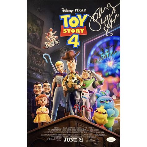 Joan Cusack Signed Toy Story 4 11x17 Print Inscribed Jessie Jsa Pristine Auction