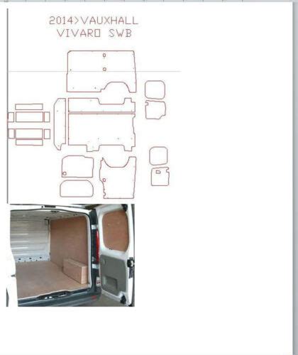 Van Ply Lining Templates CAD Outlines In DXF Format For CNC Router EBay