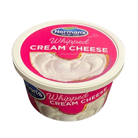 Shop Normans Whipped Cream Cheese 8 Oz Kosherkart Kosher Fish And