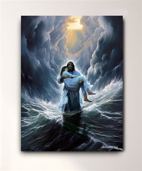 Jesus Christ Canvas Print I Will Deliver You Christian Art Lds Art