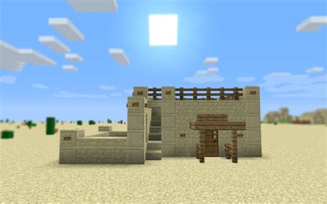 Desert house detail : r/Minecraft