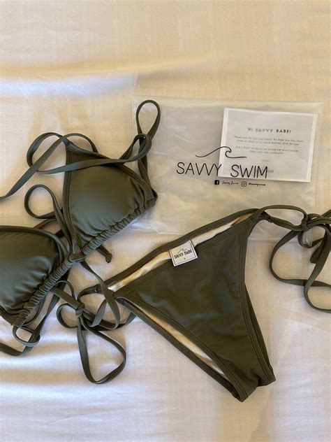Savvy Swim Angel Dei Bikini Women S Fashion Swimwear Bikinis