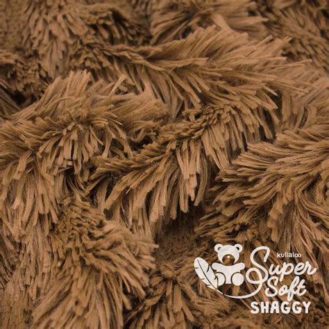 Brown Faux Fur Fabric ⋆ Supersoft Shaggy ⋆ Kullaloo Ca Inc B