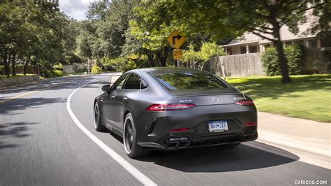 2019 Mercedes Amg Gt 63 S 4matic 4 Door Coupe Rear Three Quarter Caricos