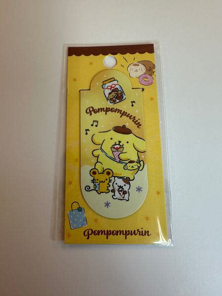 Sanrio 2022 Pompompurin Deadstock Magnetic Bookmark Kawaiipaperdream