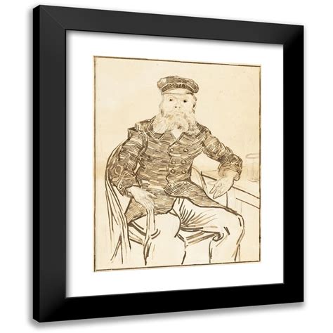 Vincent Van Gogh 19x24 Black Modern Framed Museum Art Print Titled