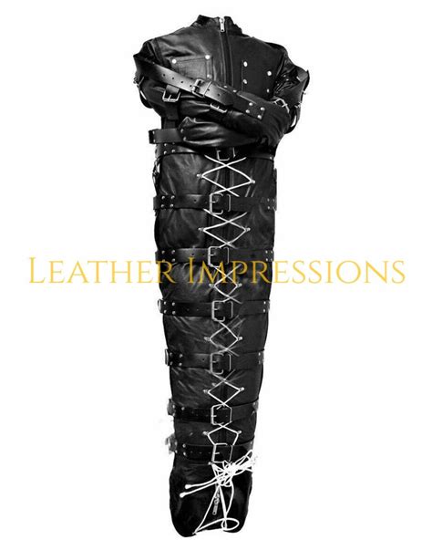 100 Real Leather Sleepsack Bondage Restricted Body Bag Bdsm Etsy