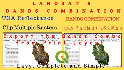 LANDSAT 8 Bands Combination Using QGIS YouTube