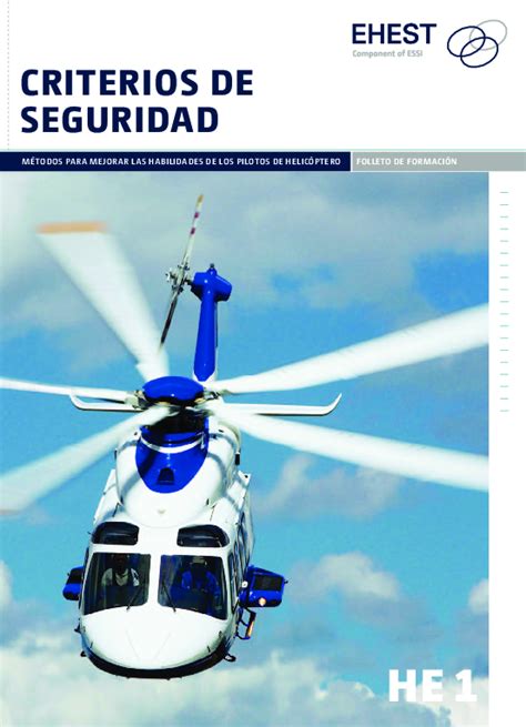 Pdf Criterios De Seguridad He 1 Folleto De FormaciÓn MÉtodos Para