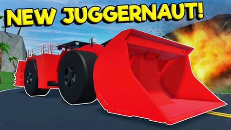 THE NEW JUGGERNAUT IS OP IN THE DEMO DERBY Roblox Car Crushers 2