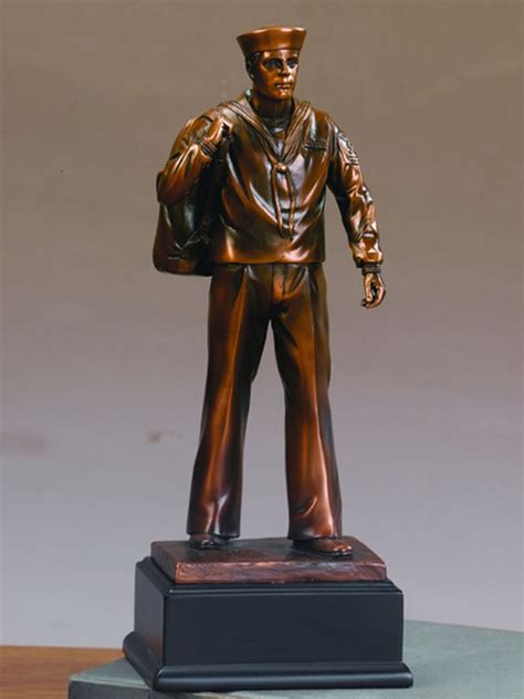 * NAVY STATUE 4.5" X 11.5" - Fort America