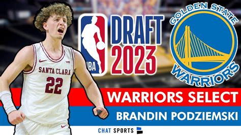 Brandin Podziemski Selected By Golden State Warriors With Pick 19 In