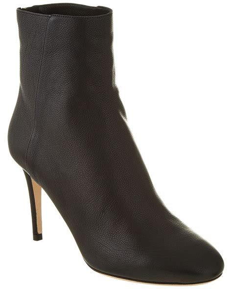 You Need To See This Jimmy Choo Duke Grainy Leather Ankle Boot On