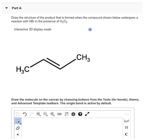 Solved Part A Draw The Structure Of The Product That Is Chegg