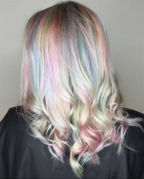 Pastel Unicorn Hologram Hair Hair By Erinm Hair Juju Hair Lounge