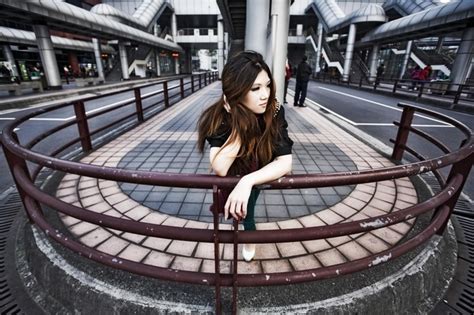 Women Asian Urban Model Women Outdoors Hd Wallpaper Rare Gallery