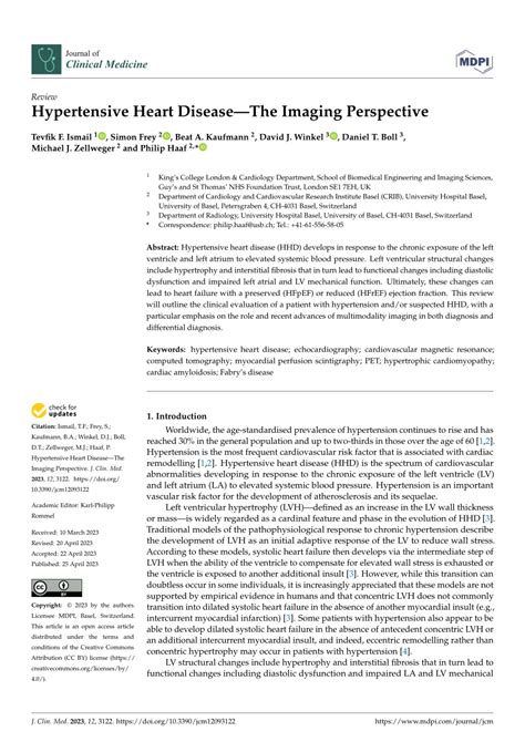 (PDF) Hypertensive Heart Disease—The Imaging Perspective