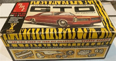 Pin By Tim On Model Kit Boxes AMT Model Kit Pontiac Gto