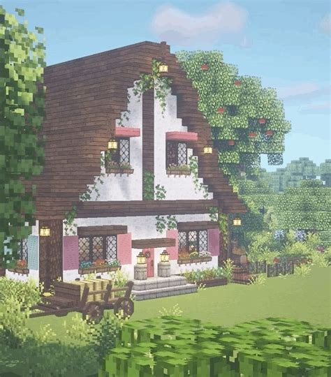 Minecraft Cottagecore House Step By Step