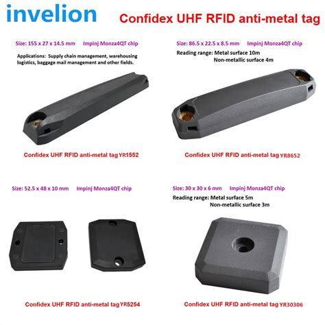 M Passive Long Range Epc Gen Class Uhf Rfid Anti Metal Tags Iso