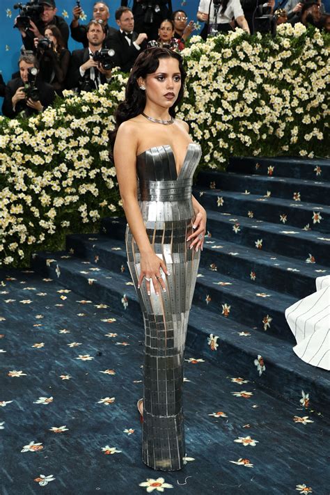 The Meaning Behind Jenna Ortega’s Metal Ruler Dress At The 2025 Met