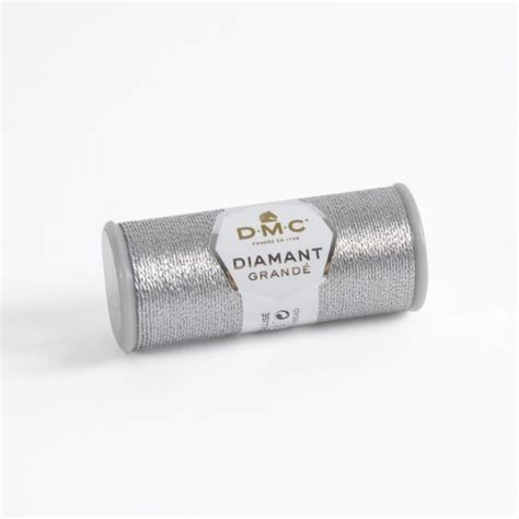 DMC Diamant Grandé Stickgarn G415 silber kaufen