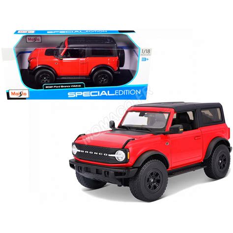 Ford Bronco Wildtrack Rouge Maisto Maisto Aux