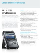 R Sfsh Handheld Spectrum Analyzer Rohde Schwarz Pdf Catalogs