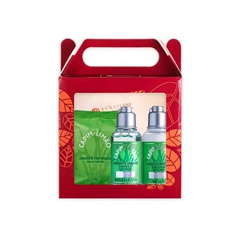 L Occitane Presente Viagem Kit Capim Lim O Travel Size Mercadolivre