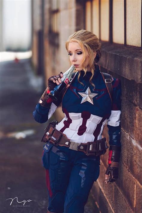 Captain America Cosplay By Riki Riddle Lecotey Photo By H Ngo