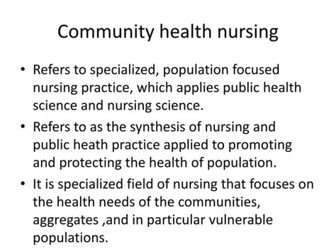 Community Health Nursing Ppt