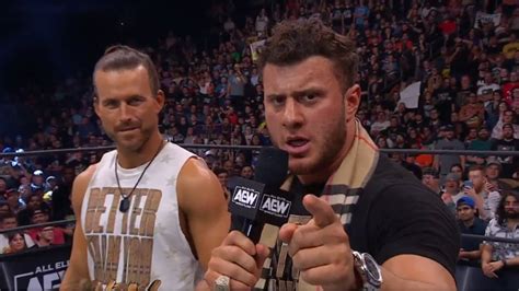 Mjf Adam Cole Tag Team Match Announced For Aew All In At London