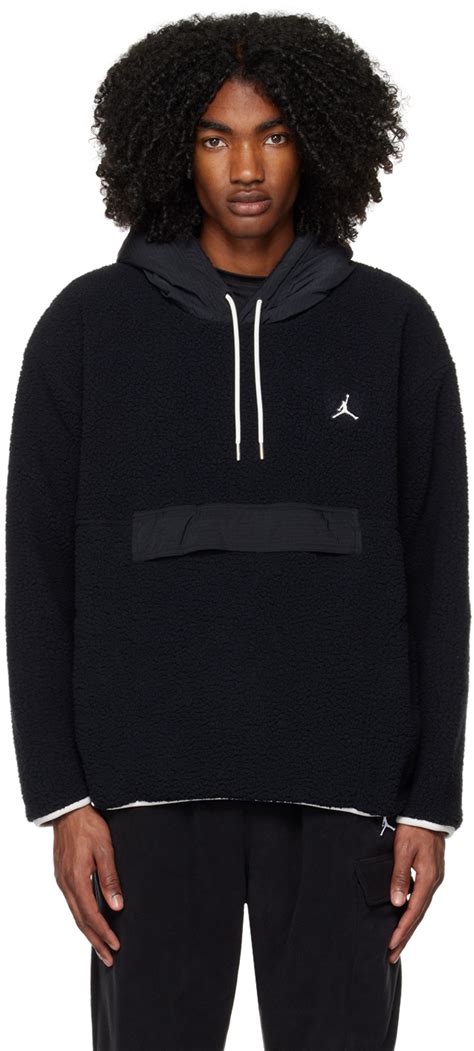 Black Essential Winter Hoodie by Nike Jordan on Sale