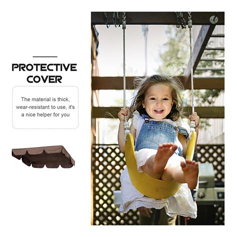 TUIBELYN Patio Swing Canopy Cover Patio Swing Canopy Replacement Porch