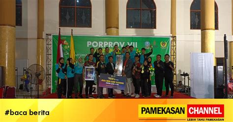 Hebat Cabor Taekwondo Pamekasan Jadi Juara Umum Di Porprov Jatim