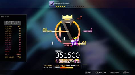 DJMAX RESPECT V Moment Feat Nauts DoubleTO 6B NM PERFECT PLAY