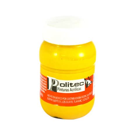 Pintura acrílica Politec L300 100 ml varios colores La Esfera del