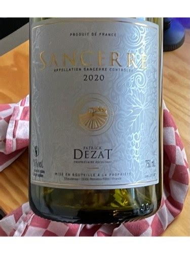 2020 Joseph Dezat Sancerre Vivino United States