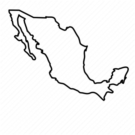 Mexico Landforms Map