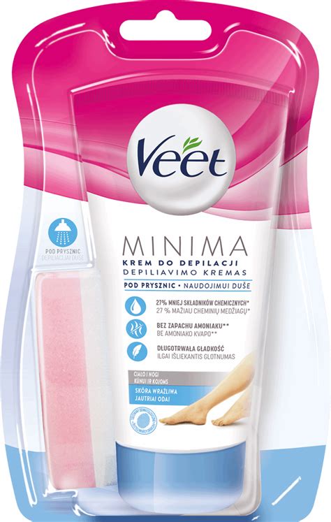 Veet Minima Krem Do Depilacji Pod Prysznic Cia O I Nogi Sk Ra