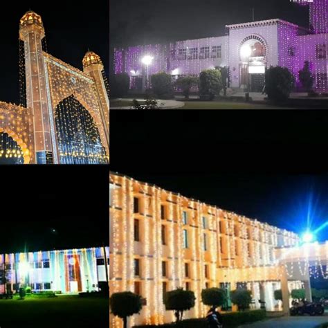 Aligarh Muslim University Illuminated For Its Centenary Celebrations