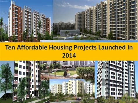 Ten Affordable Housing Projects Launched In 2014