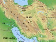 iran map physical - Map Pictures