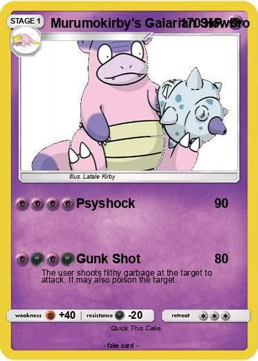 Murumokirby S Galarian Slowbro Card The Final Fantasy Of Movie Legend