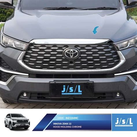 Jual Innova Zenix Hood Molding Chrome Jsl Lis Kap Mesin Krom Di Seller