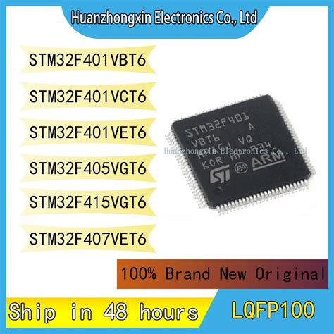 Stm32f401vbt6 Stm32f401vct6 Stm32f401vet6 Stm32f405vgt6 Stm32f415vgt6 Stm32f407vet6 Mcu Lqfp100