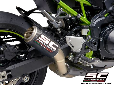 Escape Homologado SC Project CR T En Carbono Para KAWASAKI Z 900 FULL 20 24