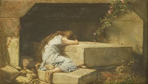 MARY MAGDALENE ON CHRISTS TOMB by Giuseppe Calì on artnet