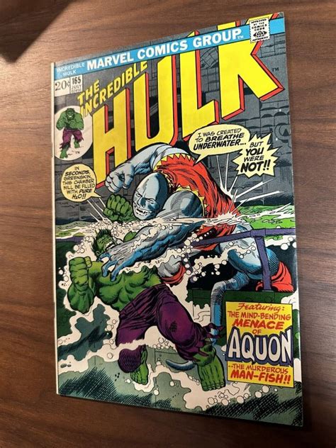 Incredible Hulk 165 Vf Herb Trimpe Cvr The Green Skinned God