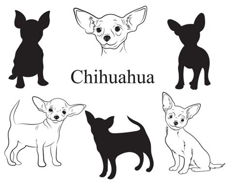 Chihuahua Silhouette Vector Images (over 1,600)